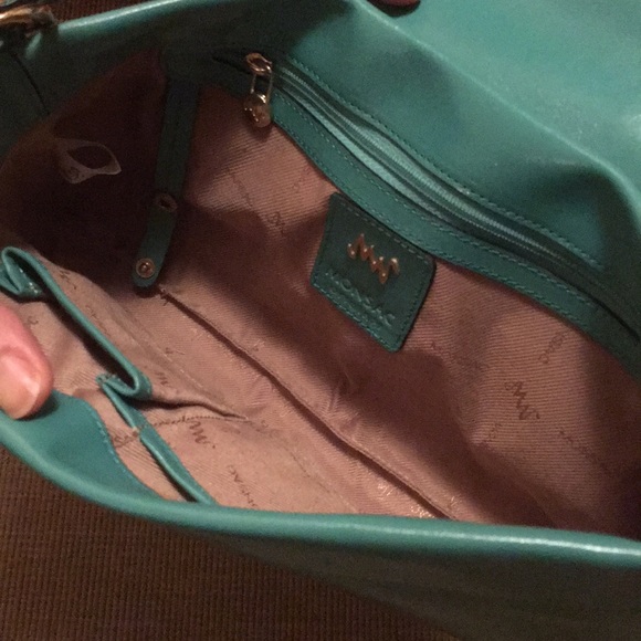 Monsac leather shoulder bag brand new - Picture 5 of 6